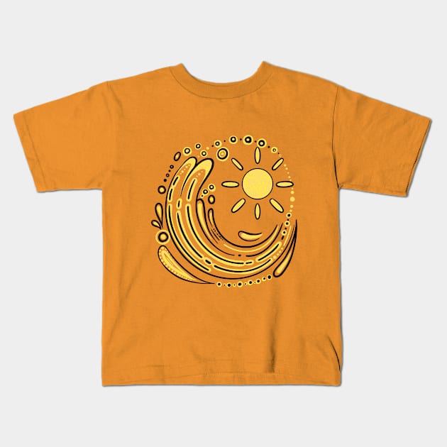 Summer Kids T-Shirt by Cheese_Wen Art